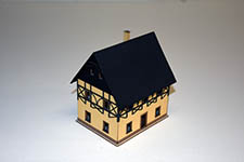 129-H060076 - H0 Fachwerkhaus Bad Schandau