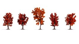  25625 - H0,TT,N - Herbstbäume - 5 Stück