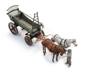  387.599 - H0 - Nordeuropäischer Heuwagen mit Figur