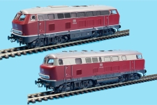  43163-02 - 0 - 2-tlg. Diesellok-Set mit V 160 Lollo und V 160, DB, Ep. III - Set 1