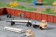 44658 - N - Multicar M22 Pritsche mit Langmaterialanhänger