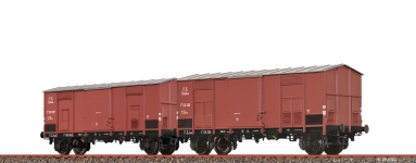  48572 - H0 - 2-tlg. Set Spitzdachwagen FC, FS, Ep. II