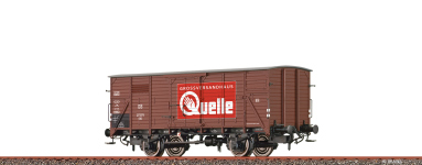  50762 - H0 - Gedeckter Güterwagen G10 Quelle, DB, Ep. III