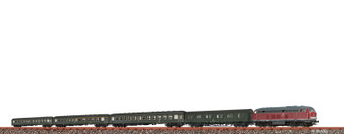  50829 - H0 - 5-tlg. Zugset E 1642, BR 216 und 4 Personenwagen, DB, Ep. IV - DC-Sound-Extra