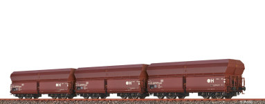  50879 - H0 - 3-tlg. Set Selbstentladewagen Fads, DB, Ep. IV
