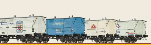  50946 - H0 - 4-tlg. Set Milchwagen Gh03, DB, Ep. III