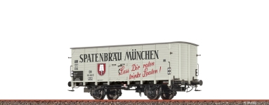  50987 - H0 - Gedeckter Güterwagen Spatenbräu München, DB, Ep. III
