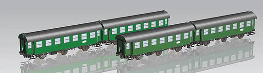  58268 - H0 - 4-tlg. Set Umbauwagen Gastarbeiter, DB, Ep. IV