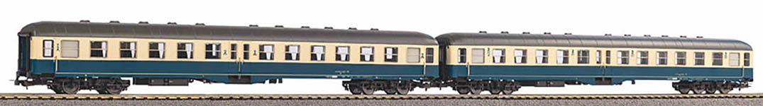  58269 - H0 - 2-tlg. Set Mitteleinstiegswagen, DR, Ep. IV
