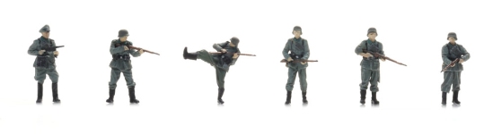  5870061 - H0 - Wehrmacht-Infanterie durchbricht Tür (6 Stück)