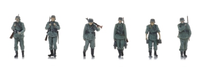  5870062 - H0 - Wehrmacht-Infanterie marschiert an die Front (6 Stück)
