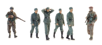  5870065 - H0 - Wehrmacht-Kriegsgefangene mit britischen Fallschirmjäger