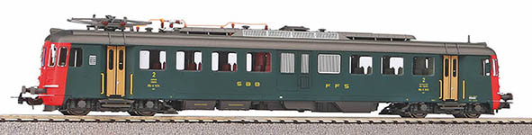  96824 - H0 - Triebzug RBe 4/4 2.Serie grün, alte Schrift, SBB, Ep. IV - AC - Digital, Sound