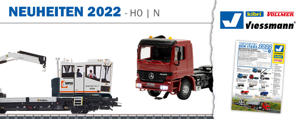 Viessmann, Kibri und Vollmer Neuheiten 2022