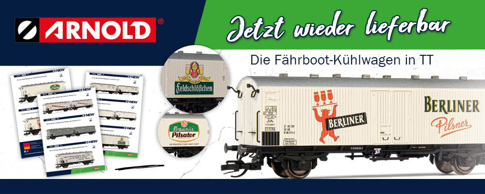 Arnold Fährbootwagen wieder lieferbar