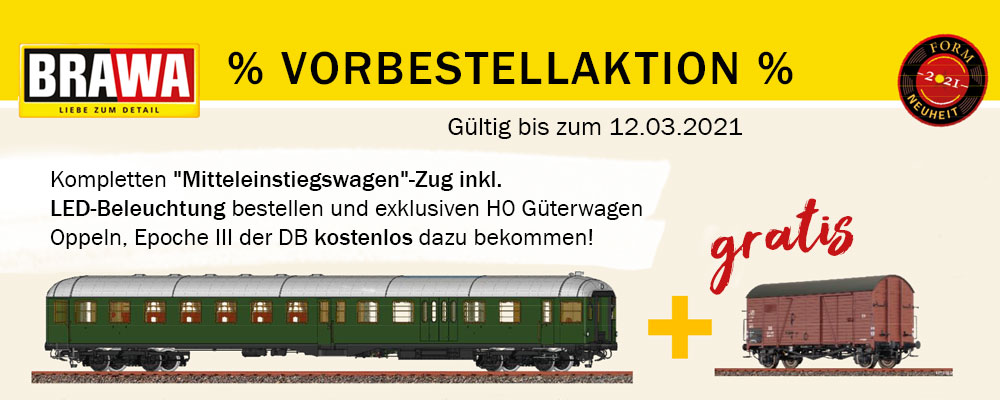 Brawa Vorbestellaktion