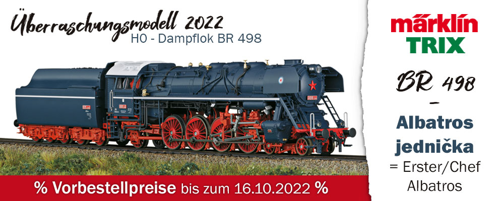 H0 - Dampflok BR 498 (Rh 498.1 CSD), ŽSR, Ep.VI - Digital, Sound, Rauch - Überraschungsmodell 2022