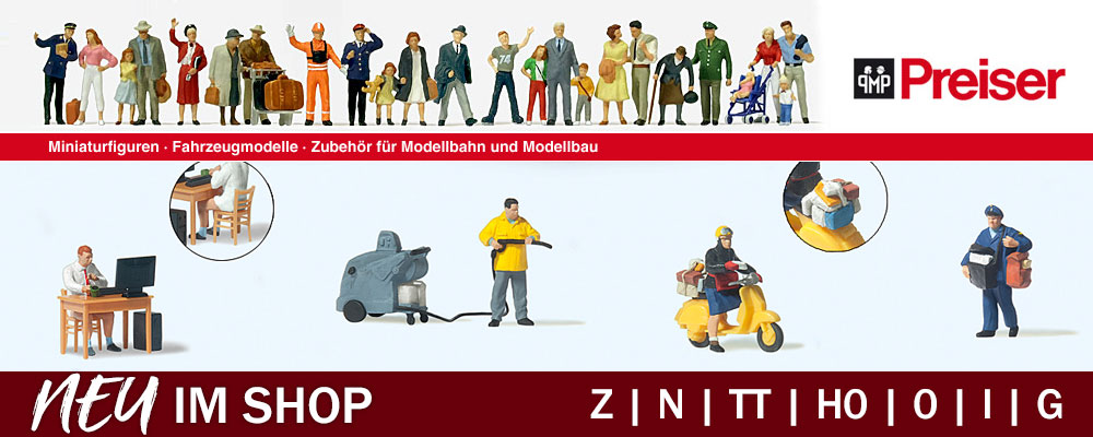 Neu im Shop - Preiser