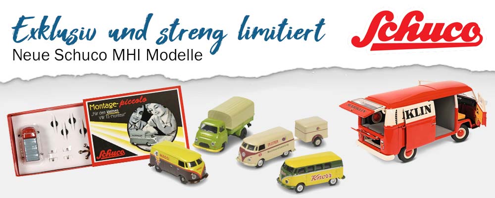 Schuco MHI Modelle