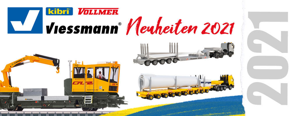 VIESSMANN, KIBRI und VOLLMER Neuheiten 2021