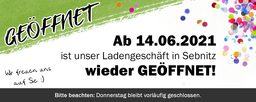 Laden wieder geöffnet